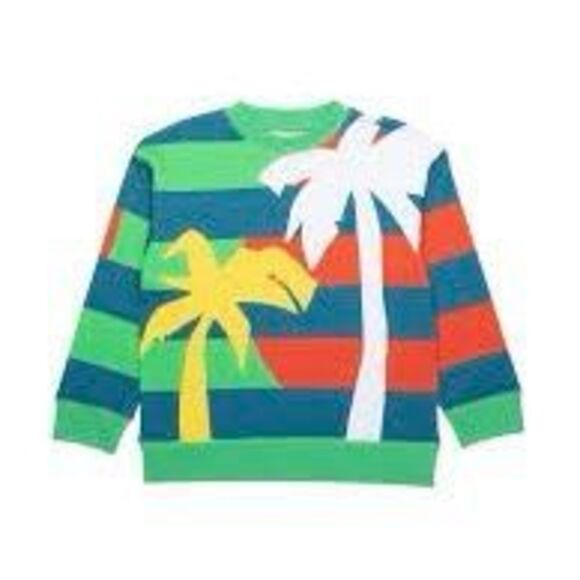 NWT Stella McCartney Kids Colorful Palm Tree Print Sweatshirt. Size 8 - Picture 3 of 9